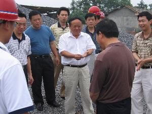 湖南省交通厅副厅长詹新华视察韶山一标 - 企业要闻 - 拉斯维加斯3133cc