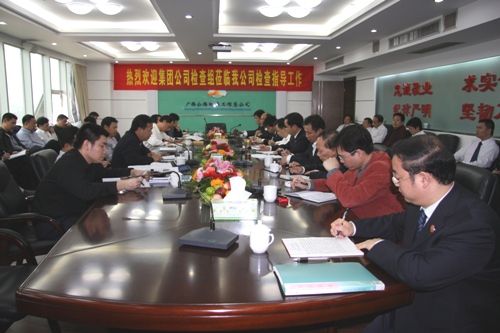 集团公司检查组莅临我公司检查指导事情 - 企业要闻 - 拉斯维加斯3133cc