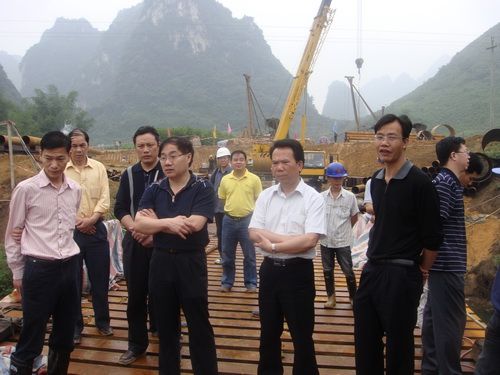 水利部珠江水利委员会向导莅临宜河八标视察事情 - 企业要闻 - 拉斯维加斯3133cc