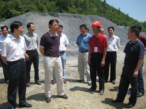 自治区交通厅副厅长梁毅一行深入三从路1、2标视察指导事情 - 企业要闻 - 拉斯维加斯3133cc