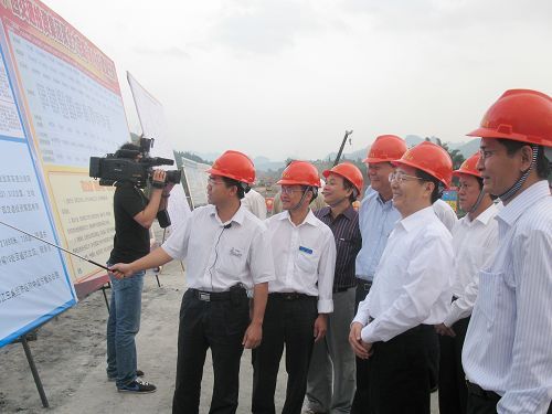 自治区党委书记郭声琨在六河10标视察时说：“你们很棒，，，，干得很是好” - 企业要闻 - 拉斯维加斯3133cc