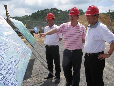 罗业凤总司理到北部湾片区项目检查指导事情 - 企业要闻 - 拉斯维加斯3133cc