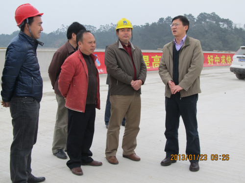 自治区交通运输厅副厅长黄汝生到防东1标调研慰问 - 企业要闻 - 拉斯维加斯3133cc